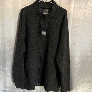 Men's VRST Full Zip Black Sweater